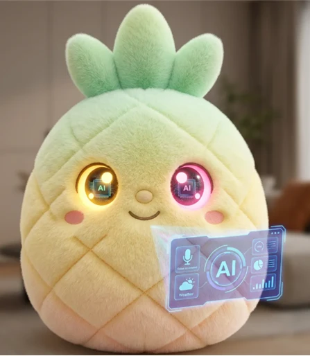 Pineapple AI Interactive Emotional Eyes Plush Toy factory