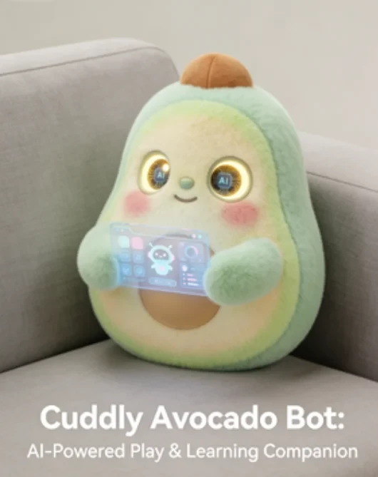Cute AI Interactive Pear Pillow suppliers